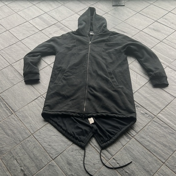 T By Alexander Wang Unisex Hooded Long Sweatshirt Parka - Picture 6 of 6